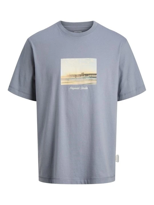 Zdjęcie produktu T-shirt z nadrukiem Jack&Jones liliowy
