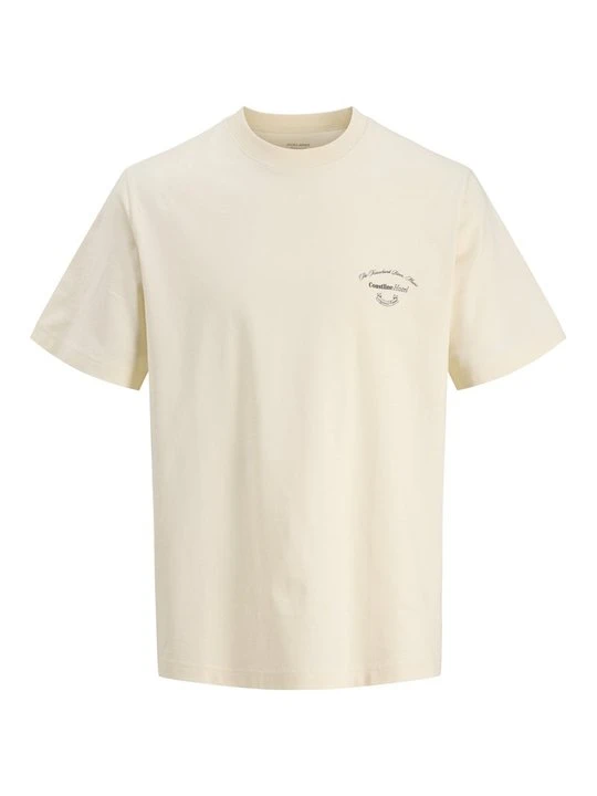 Zdjęcie produktu T-shirt z nadrukiem Jack&Jones mleczny
