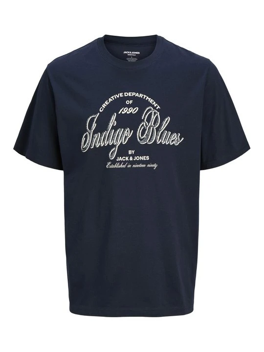 Zdjęcie produktu T-shirt z nadrukiem Jack&Jones granatowy