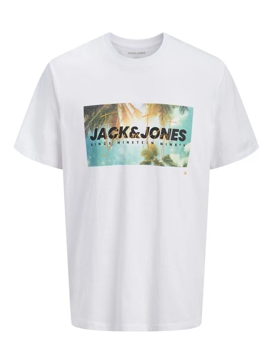 Zdjęcie produktu T-shirt z nadrukiem Jack&Jones biały