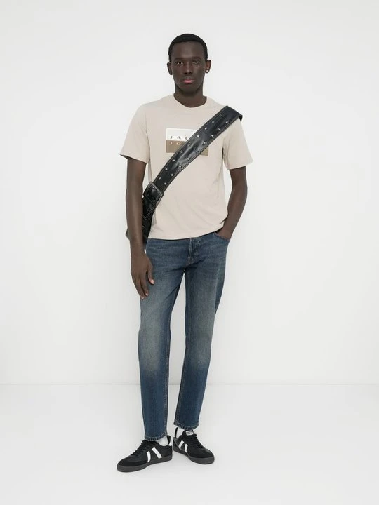Zdjęcie produktu T-shirt z nadrukiem Jack&Jones beżowy