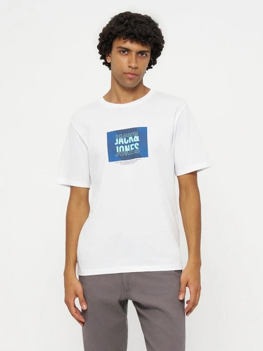 Zdjęcie produktu T-shirt z nadrukiem Jack&Jones biały