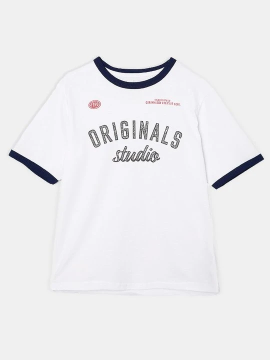Zdjęcie produktu T-shirt z nadrukiem Jack&Jones biały