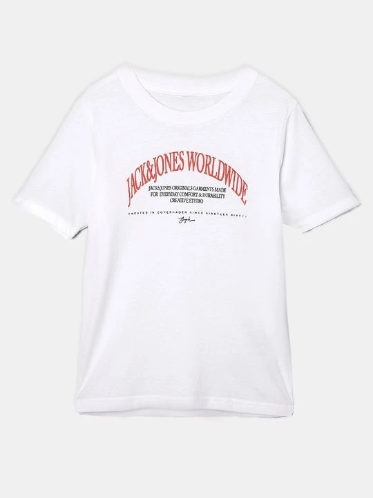 Zdjęcie produktu T-shirt z nadrukiem Jack & Jones Kids biały