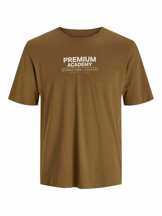Zdjęcie produktu T-shirt z nadrukiem Jack&Jones brązowy