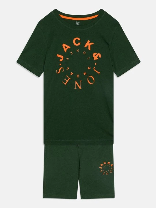 Zdjęcie produktu T-shirt z nadrukiem Jack&Jones ciemnozielony