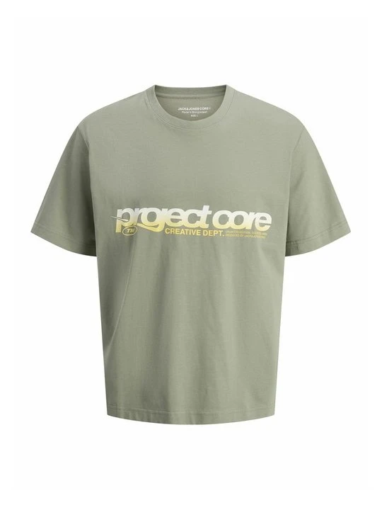 Zdjęcie produktu T-shirt z nadrukiem Jack&Jones ciemnozielony