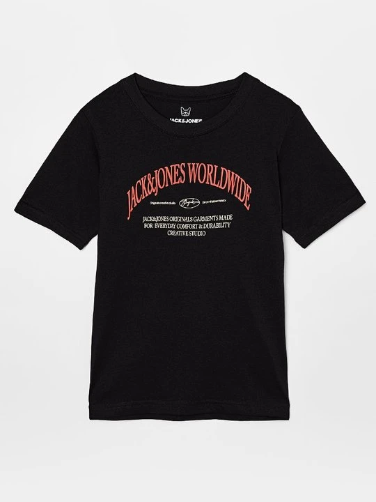 Zdjęcie produktu T-shirt z nadrukiem Jack & Jones Kids czarny