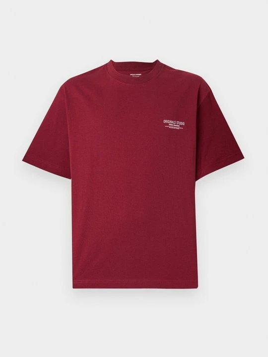Zdjęcie produktu T-shirt z nadrukiem Jack&Jones czerwony