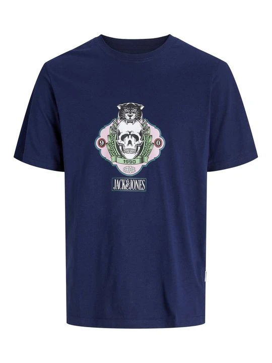 Zdjęcie produktu T-shirt z nadrukiem Jack & Jones Kids granatowy