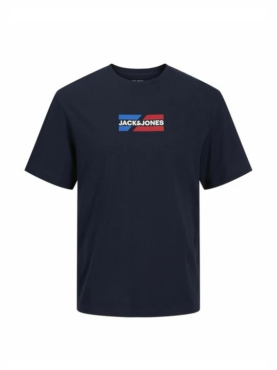 Zdjęcie produktu T-shirt z nadrukiem Jack&Jones granatowy