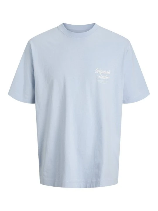 Zdjęcie produktu T-shirt z nadrukiem Jack & Jones Kids jasnoniebieski
