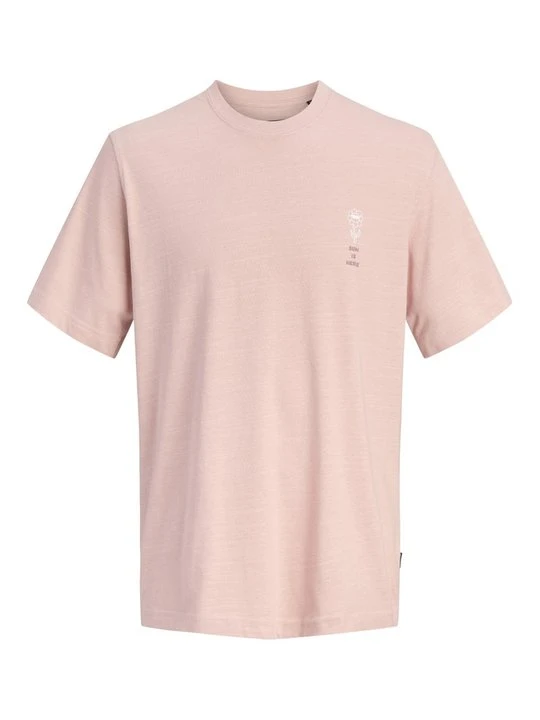Zdjęcie produktu T-shirt z nadrukiem Jack&Jones jasnoróżowy