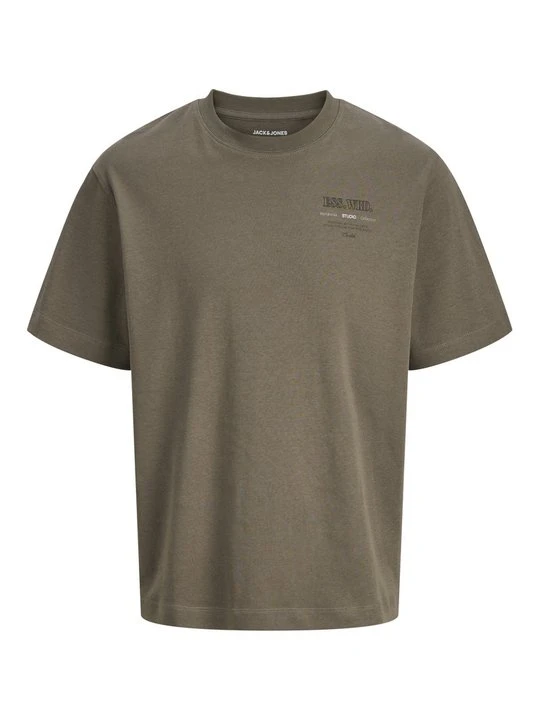 Zdjęcie produktu T-shirt z nadrukiem Jack&Jones jasny brąz