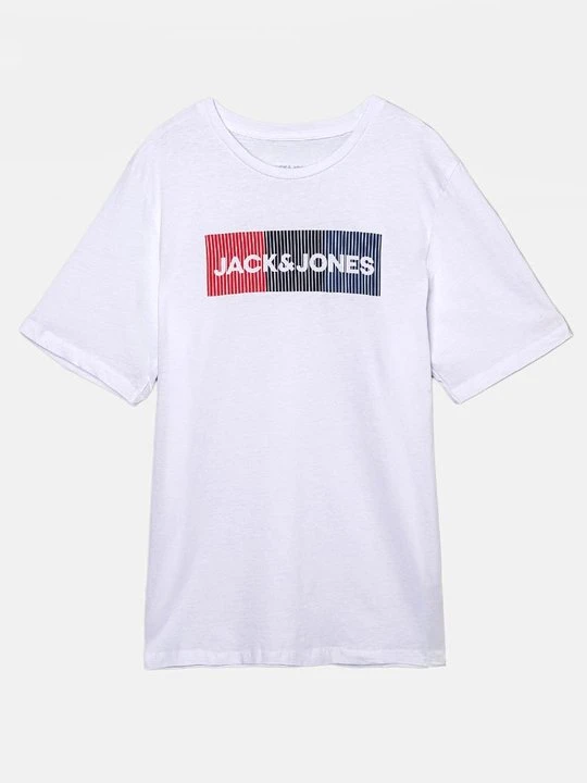 Zdjęcie produktu T-shirt z nadrukiem Jack & Jones Kids biały