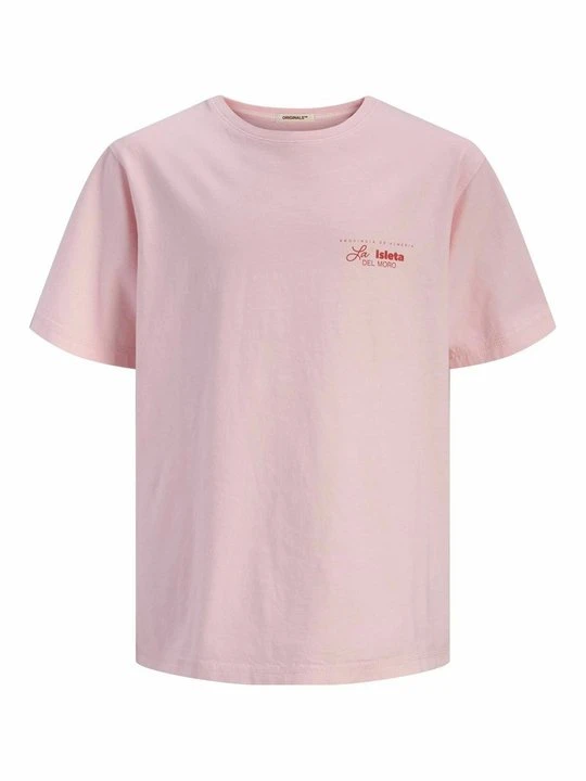 Zdjęcie produktu T-shirt z nadrukiem Jack&Jones różowy