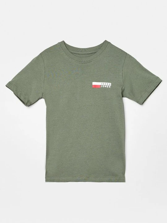 Zdjęcie produktu T-shirt z nadrukiem Jack & Jones Kids zielony