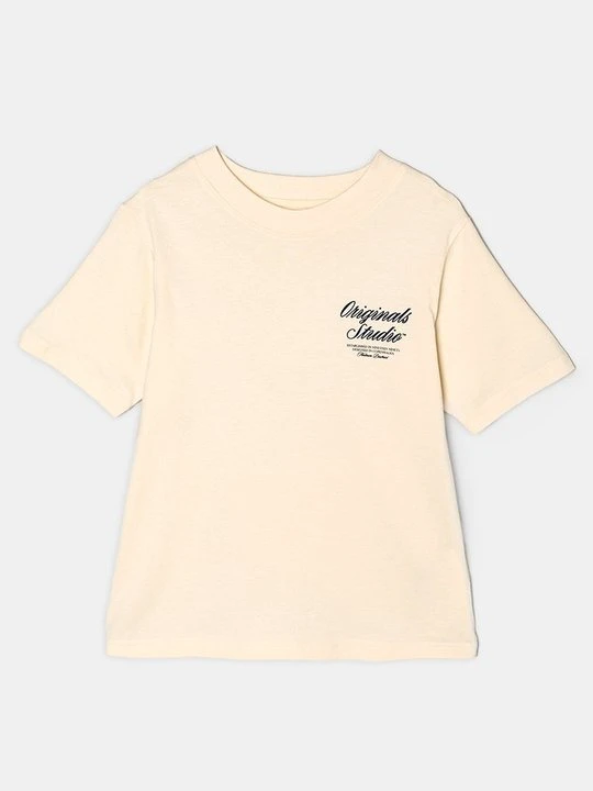 Zdjęcie produktu T-shirt z nadrukiem Jack&Jones mleczny