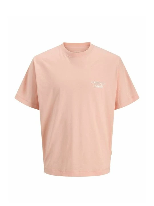 Zdjęcie produktu T-shirt z nadrukiem Jack & Jones Kids jasnoróżowy
