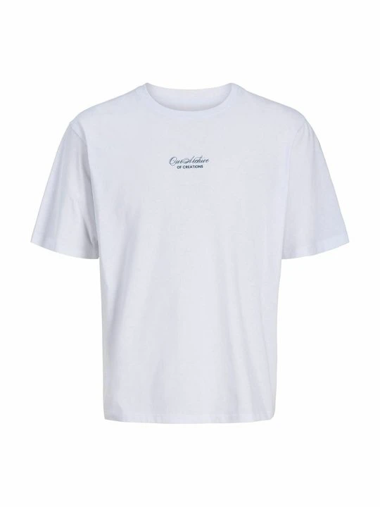 Zdjęcie produktu T-shirt z nadrukiem Jack & Jones Kids mleczny