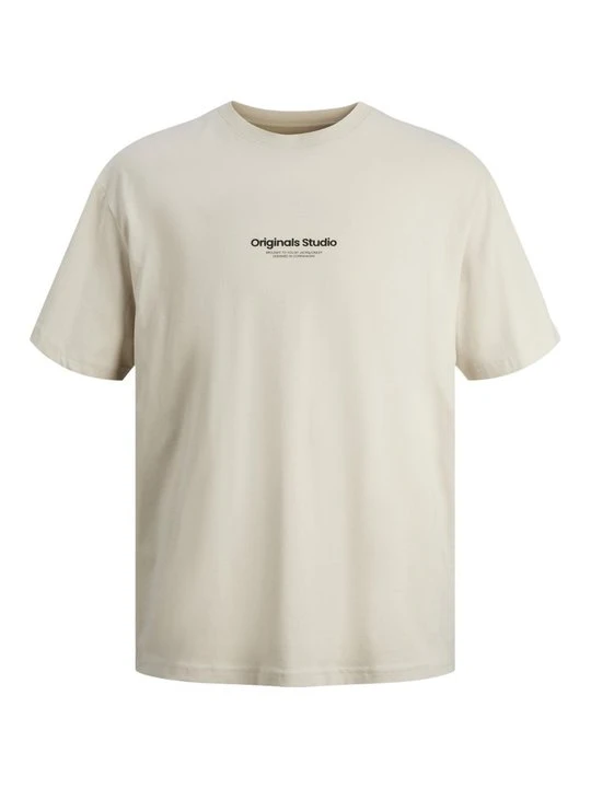 Zdjęcie produktu T-shirt z nadrukiem Jack & Jones Kids mleczny
