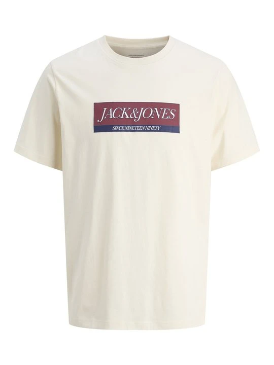 Zdjęcie produktu T-shirt z nadrukiem Jack&Jones mleczny