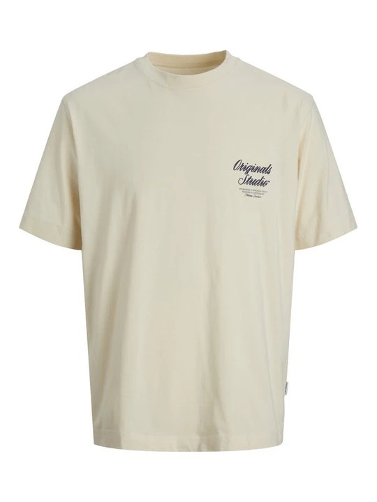 Zdjęcie produktu T-shirt z nadrukiem Jack & Jones Kids mleczny