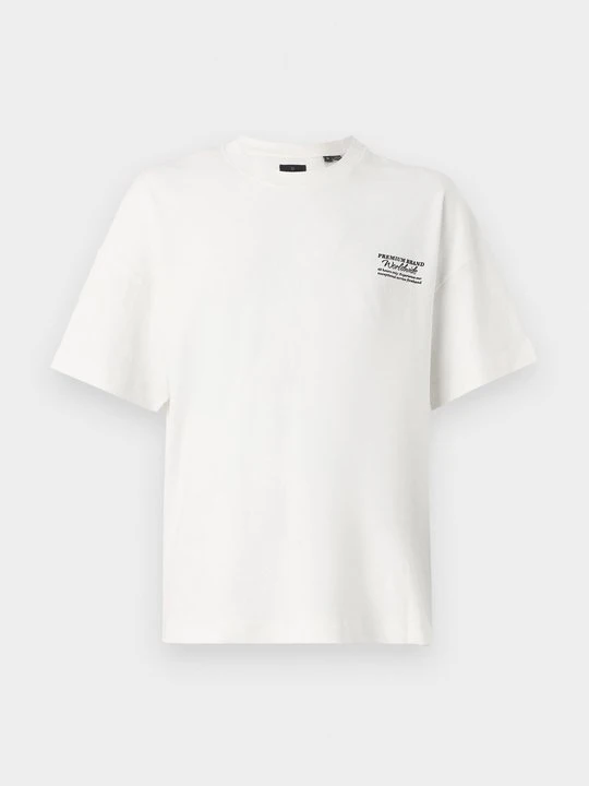 Zdjęcie produktu T-shirt z nadrukiem Jack&Jones mleczny