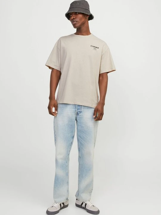 Zdjęcie produktu T-shirt z nadrukiem Jack&Jones mleczny