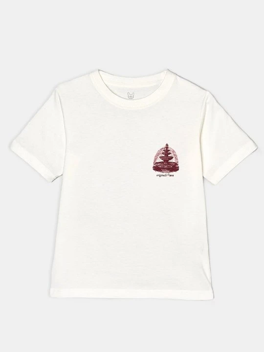 Zdjęcie produktu T-shirt z nadrukiem Jack & Jones Kids mleczny