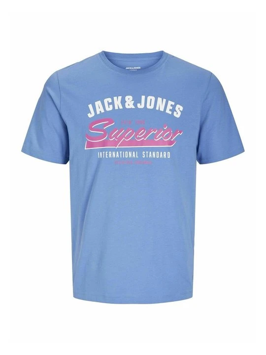 Zdjęcie produktu T-shirt z nadrukiem Jack&Jones niebieski