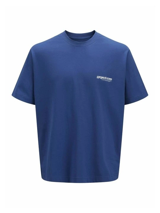 Zdjęcie produktu T-shirt z nadrukiem Jack&Jones niebieski