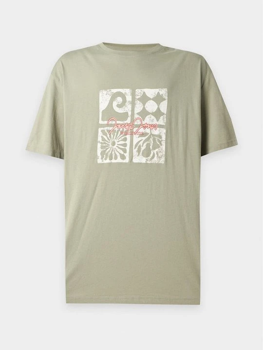 Zdjęcie produktu T-shirt z nadrukiem Jack&Jones zielony