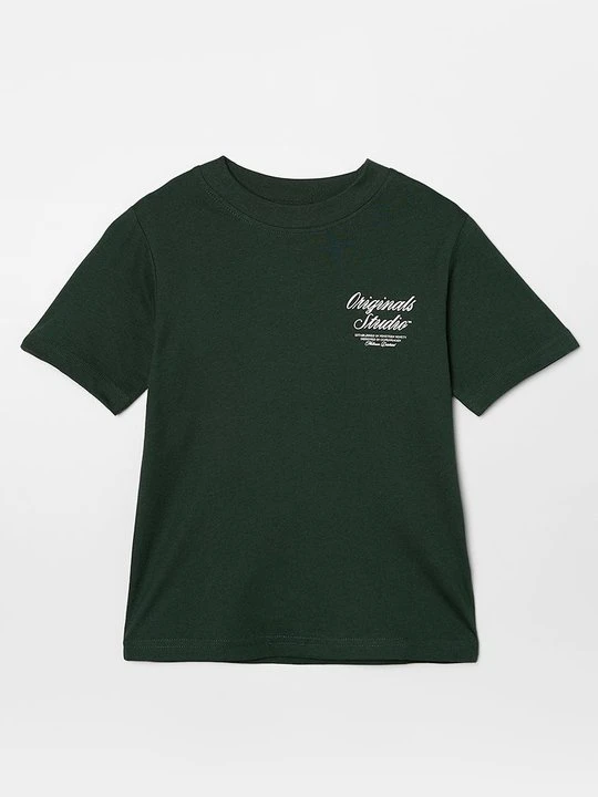 Zdjęcie produktu T-shirt z nadrukiem Jack & Jones Kids zielony