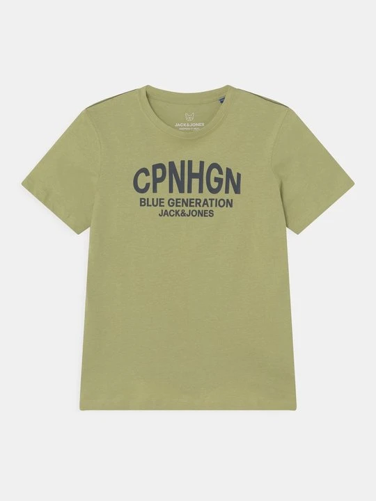 Zdjęcie produktu T-shirt z nadrukiem Jack & Jones Kids zielony