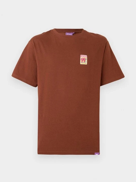 Zdjęcie produktu T-shirt z nadrukiem Jacker brązowy