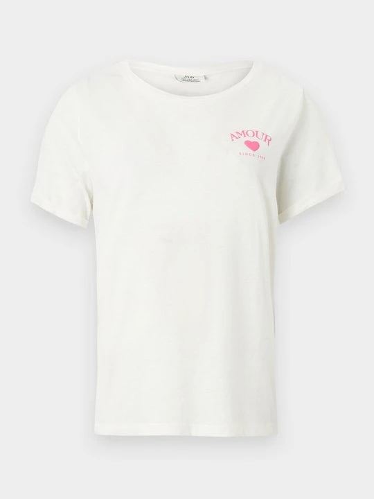 Zdjęcie produktu T-shirt z nadrukiem JDY mleczny