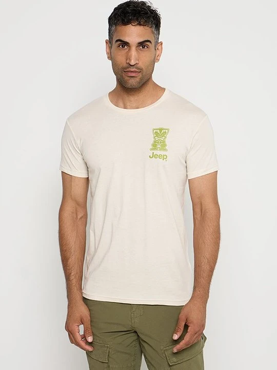 Zdjęcie produktu T-shirt z nadrukiem Jeep biały