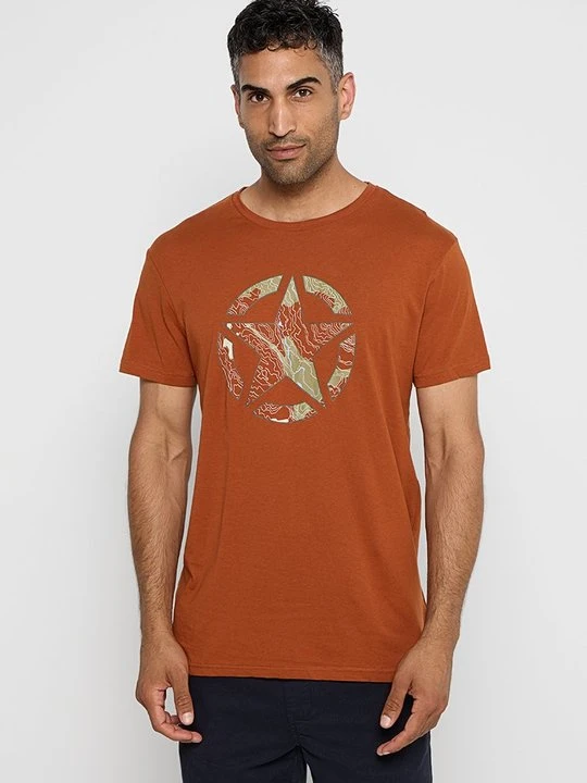 Zdjęcie produktu T-shirt z nadrukiem Jeep czerwony
