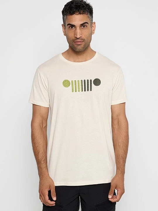 Zdjęcie produktu T-shirt z nadrukiem Jeep biały