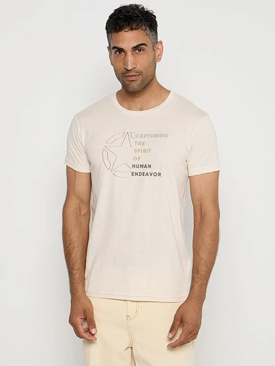 Zdjęcie produktu T-shirt z nadrukiem Jeep biały