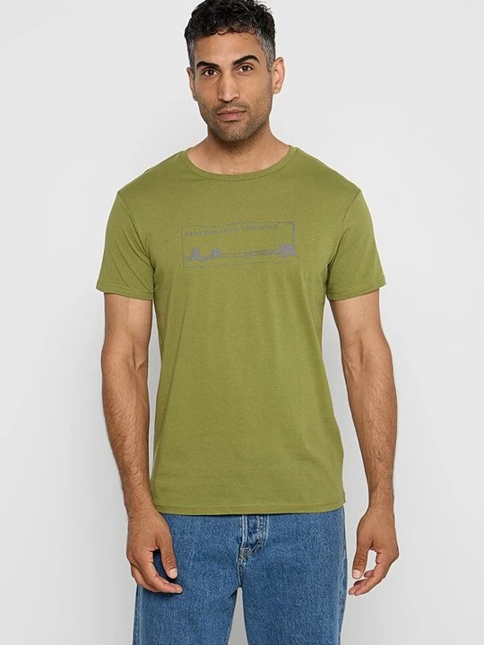 Zdjęcie produktu T-shirt z nadrukiem Jeep zielony