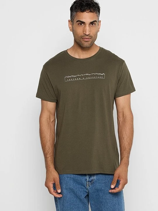 Zdjęcie produktu T-shirt z nadrukiem Jeep zielony