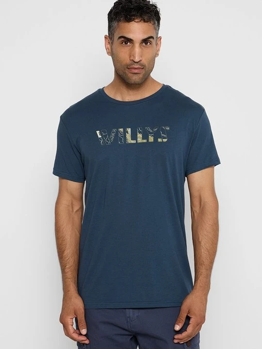 Zdjęcie produktu T-shirt z nadrukiem Jeep niebieski