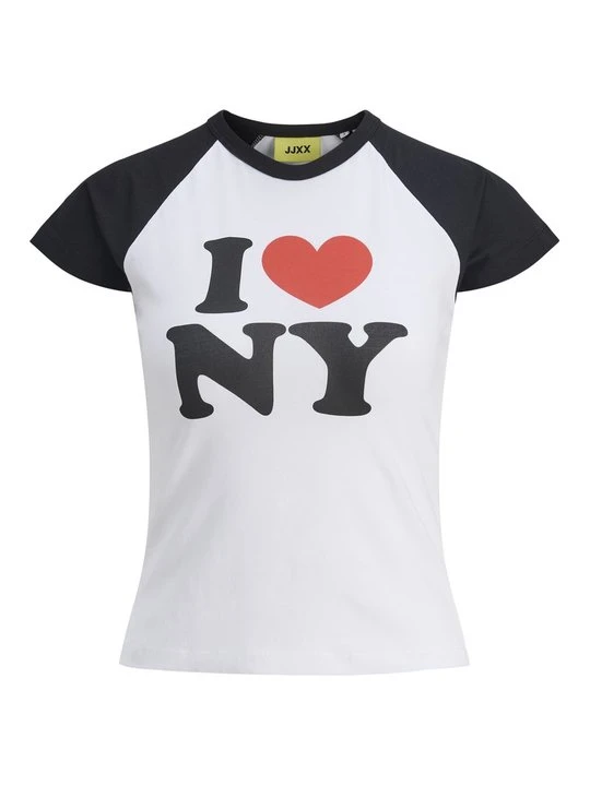 Zdjęcie produktu T-shirt z nadrukiem JJXX biały