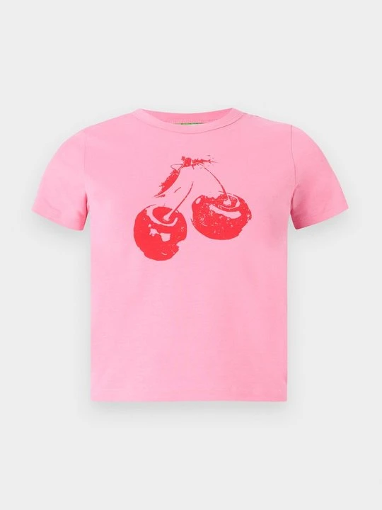 Zdjęcie produktu T-shirt z nadrukiem JJXX różowy