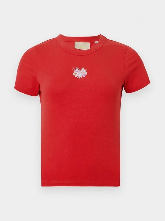 Zdjęcie produktu T-shirt z nadrukiem JJXX czerwony