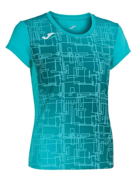 Zdjęcie produktu T-shirt z nadrukiem Joma turkusowy