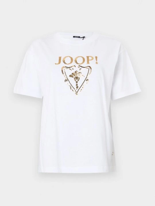 Zdjęcie produktu T-shirt z nadrukiem JOOP! mleczny