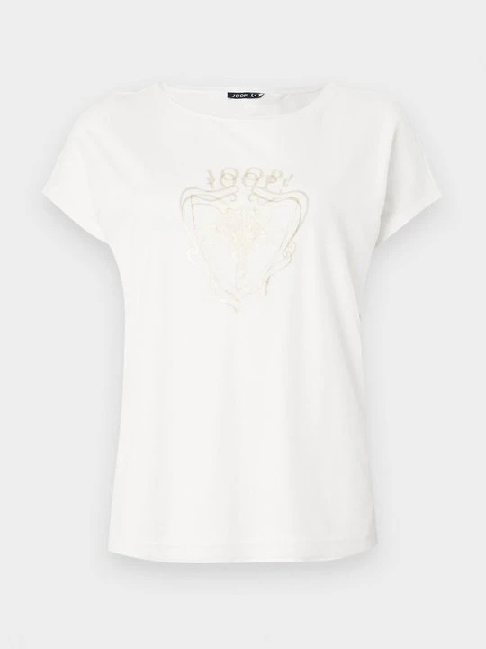 Zdjęcie produktu T-shirt z nadrukiem JOOP! mleczny
